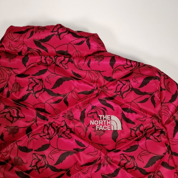 The North Face Girls Aconcagua Down Jacket Size Medium (10/12) Fusion Pink GUC! - Picture 6 of 12